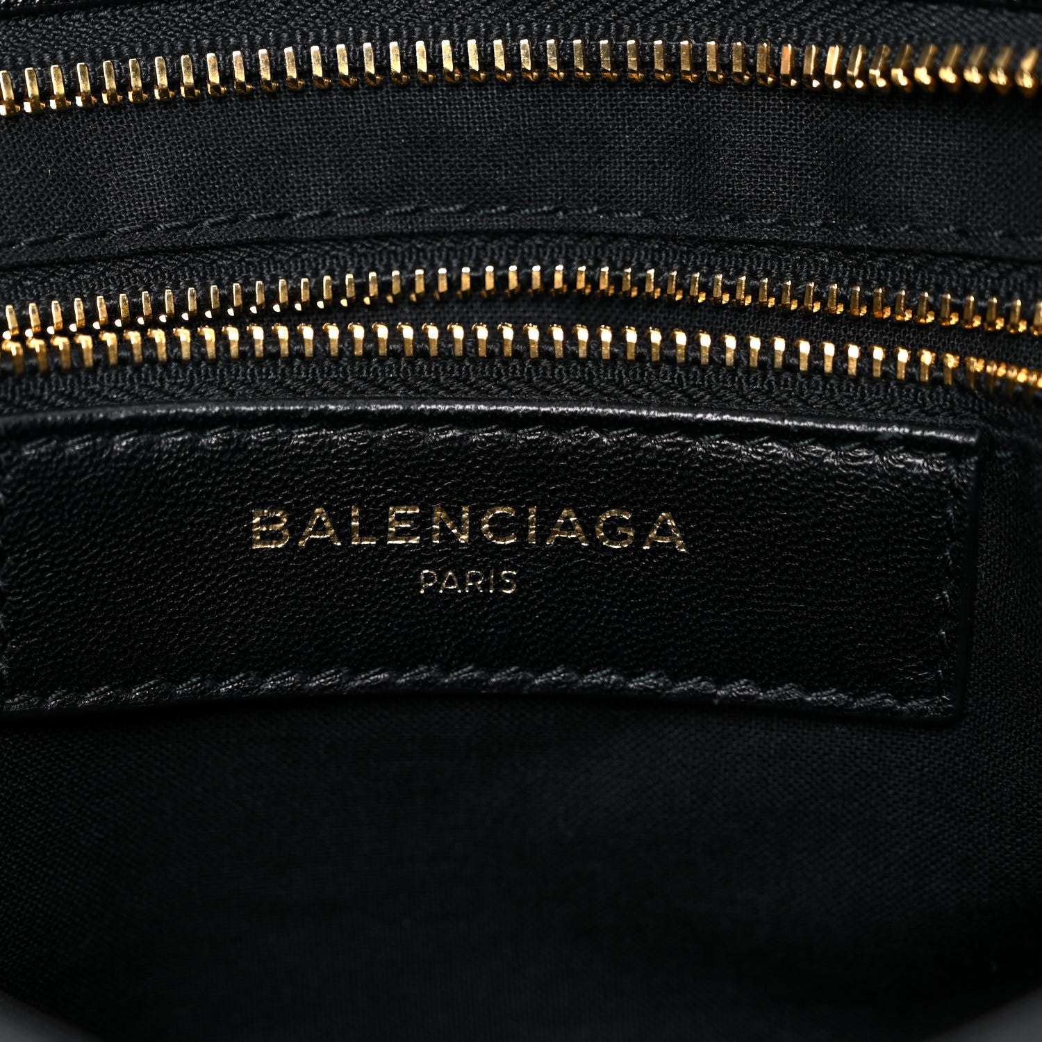 Balenciaga Chevre Gold Metallic Edge Hardware S City Black 6 of 12