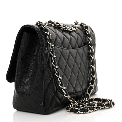 Chanel Caviar Quilted Jumbo Single Flap  Black 3 of 13