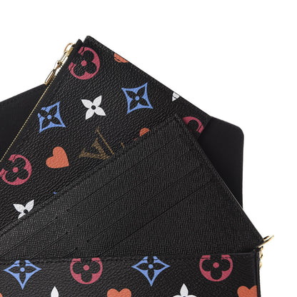 Louis Vuitton Game On Felicie Chain Wallet Black 8 of 11