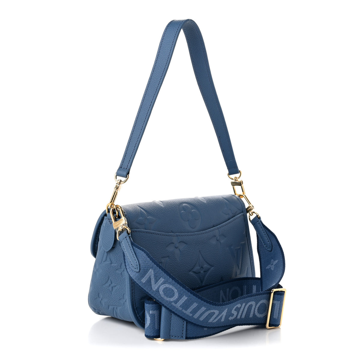 Louis Vuitton Empreinte Monogram Giant Diane Blue Jean 3 of 9