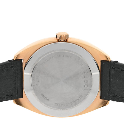 Gucci Stainless Steel Calfskin 29mm GG2570 Quartz Watch Black 4 of 4