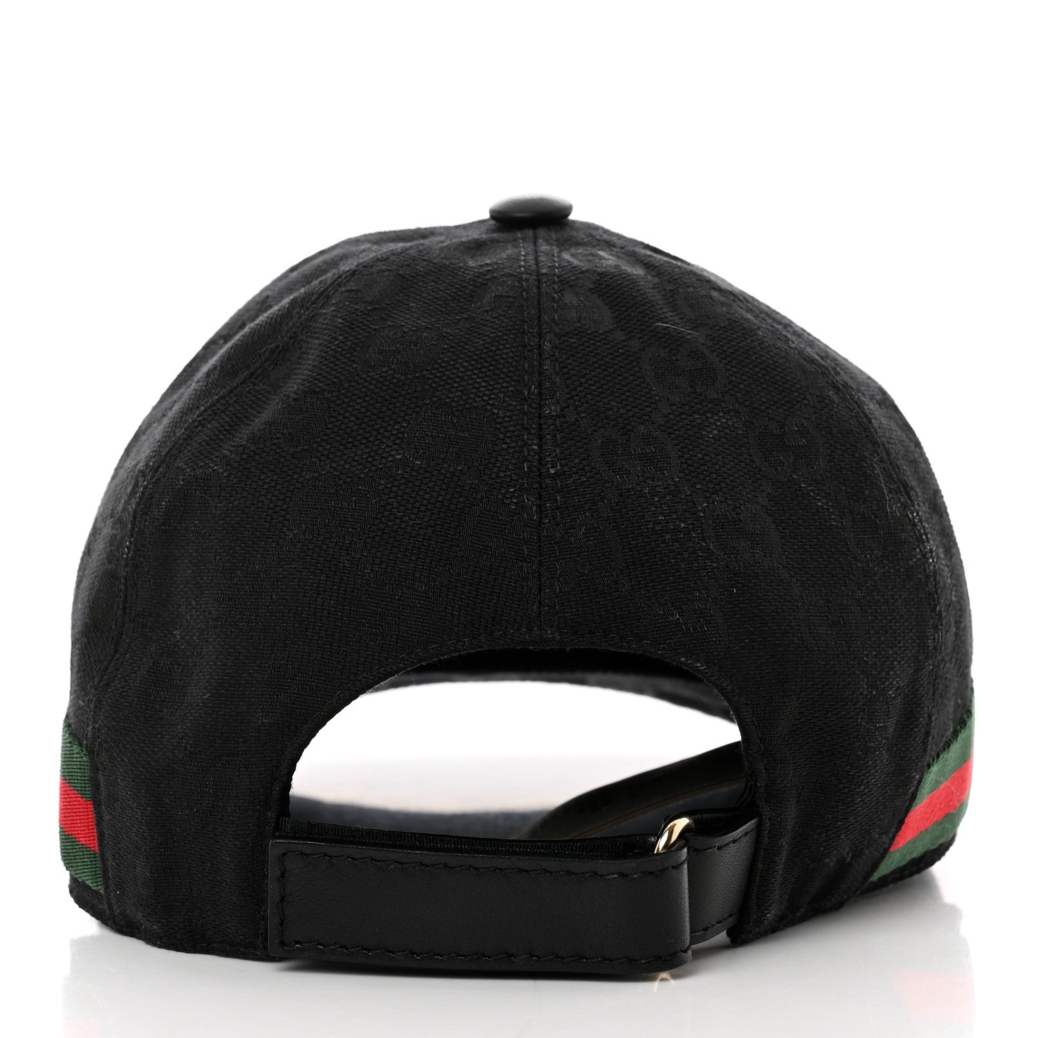 Gucci Monogram Web Baseball Hat XS Black 6 of 9