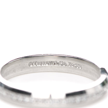 Tiffany Platinum Diamond Nesting Narrow Band Ring 50 5.25 4 of 4