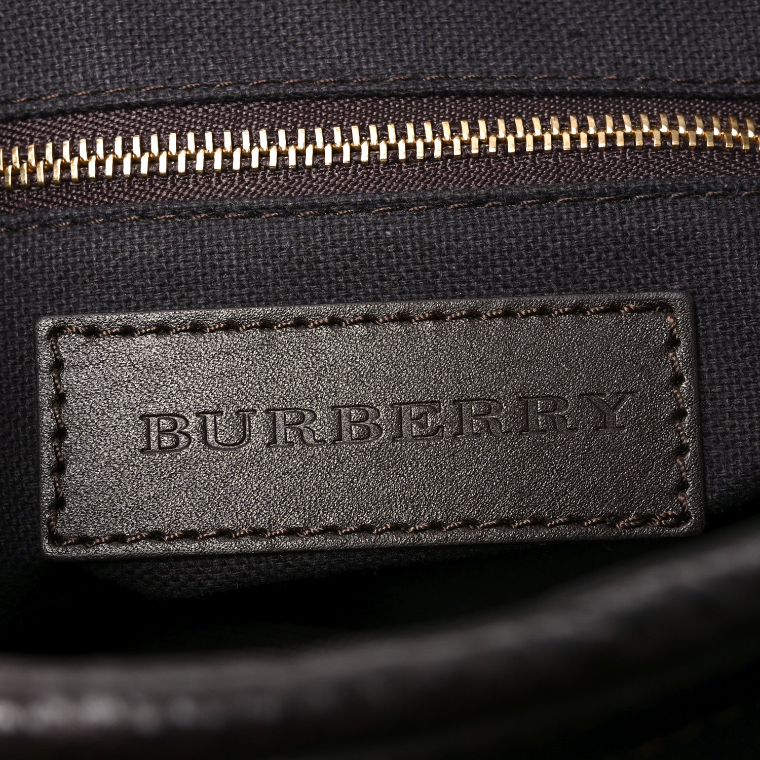 Burberry Haymarket Check Messenger Brown 6 of 10