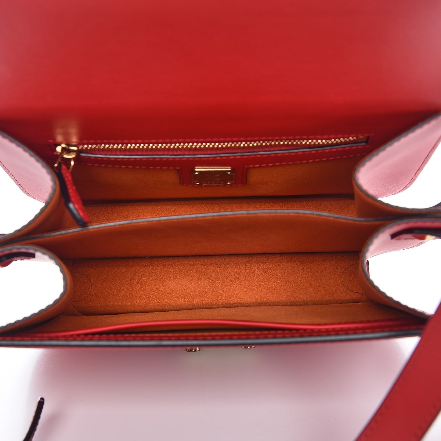 Calfskin Patricia Crossbody Bag Ruby Red