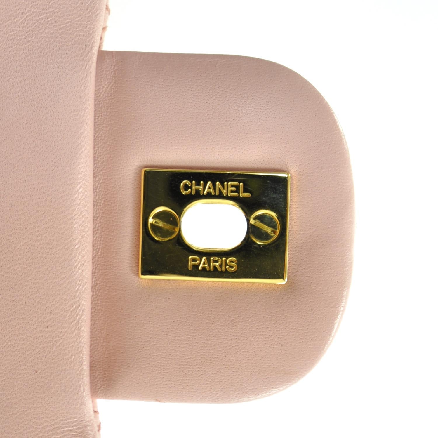 Chanel Lambskin Medium Double Flap Pink GHW 11 of 11