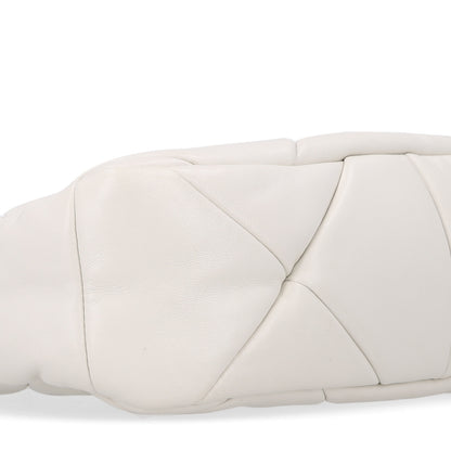 Prada Nappa Triangle Quilted Patchwork System Bag Bianco 9 of 11