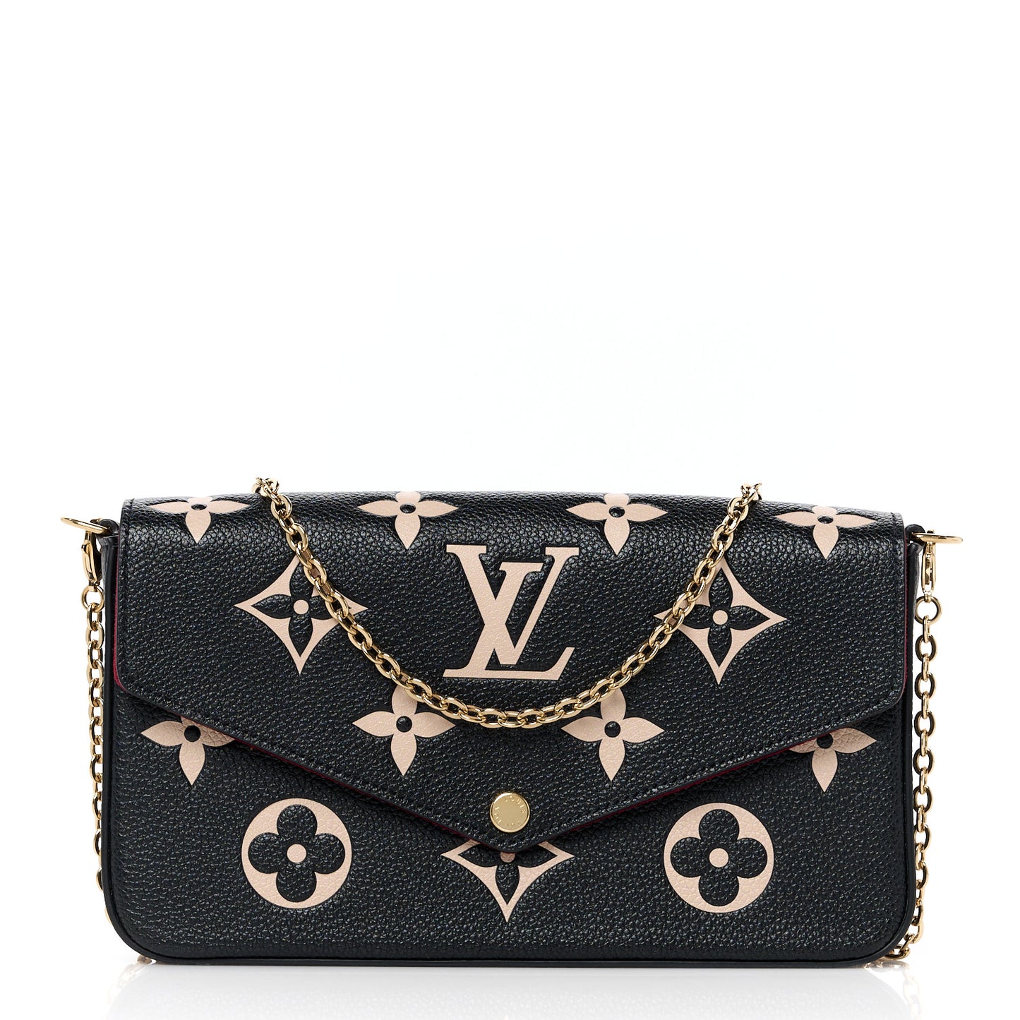 Empreinte Monogram Giant Felicie Pochette Black Beige