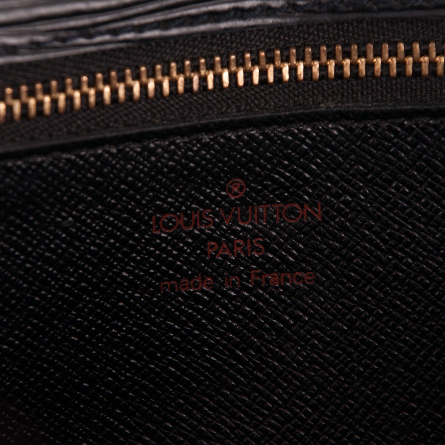Louis Vuitton Epi Pochette Sellier Dragonne Clutch Black 6 of 6