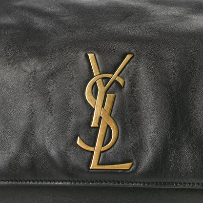 Saint Laurent Smooth Calfskin Suede Medium Reversible Monogram Kate Satchel Black 18 of 18