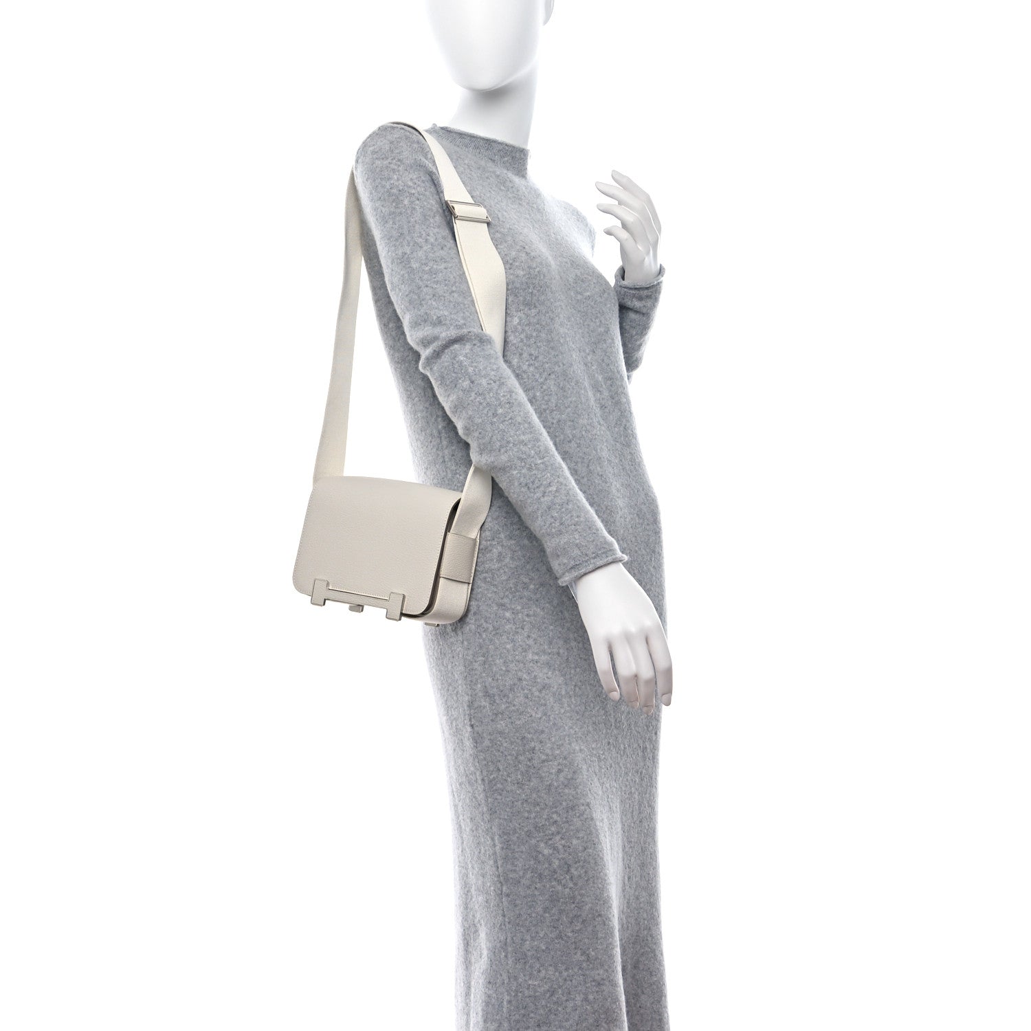 Hermes Chevre Mysore Geta Gris Pale 3 of 11