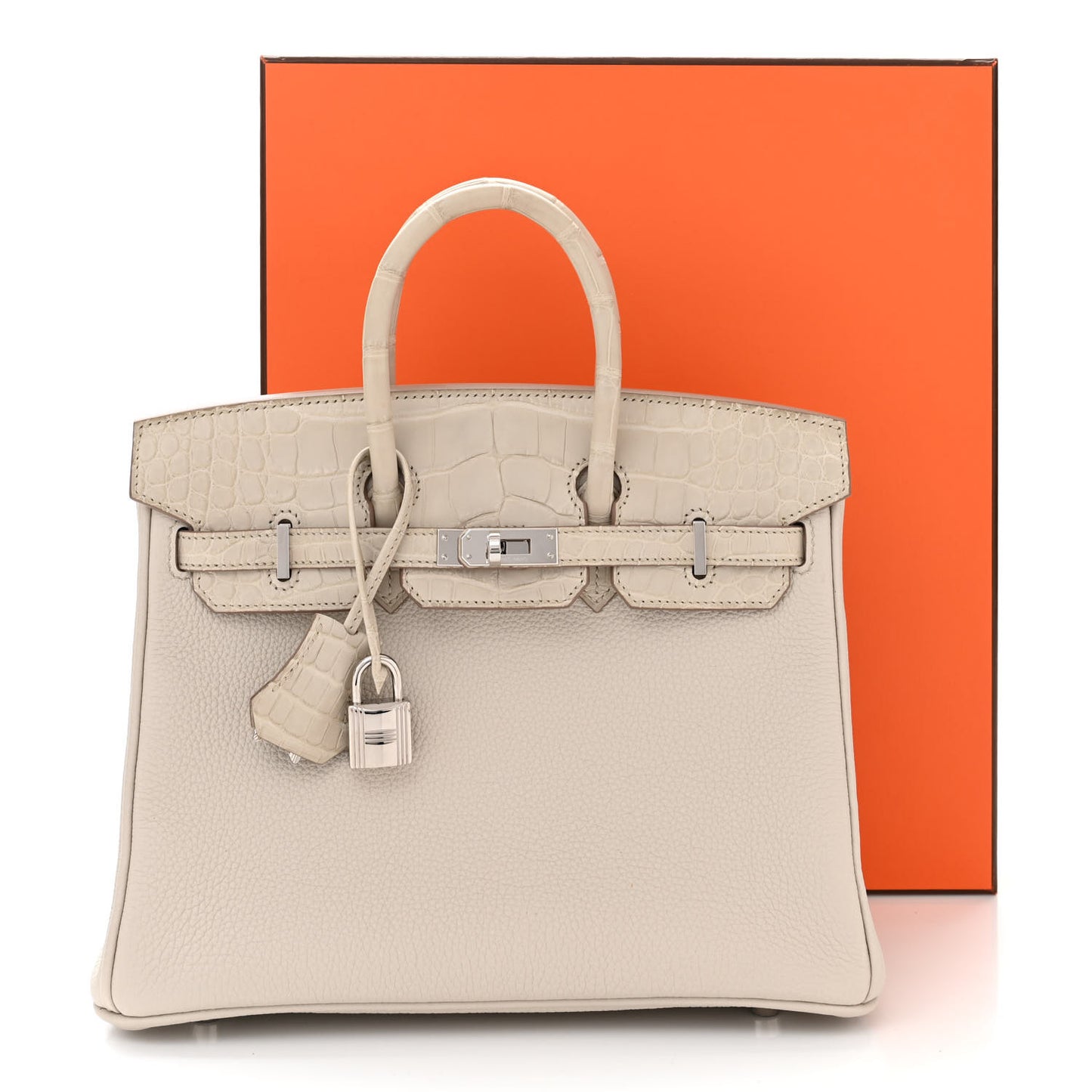 Togo Matte Alligator Birkin Touch 25 Beton