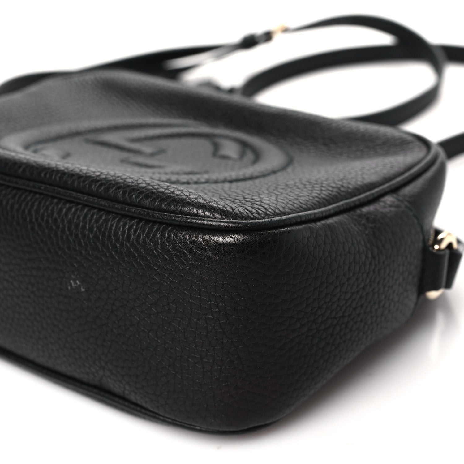 Gucci Pebbled Calfskin Small Soho Disco Bag Black 10 of 11