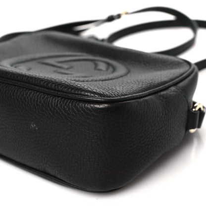 Gucci Pebbled Calfskin Small Soho Disco Bag Black 10 of 11