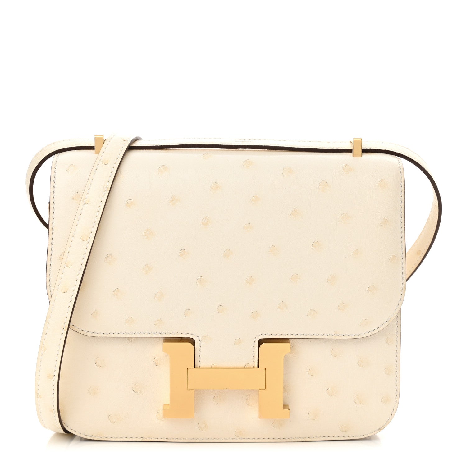 Hermes Ostrich Constance 18 Nata 1 of 11