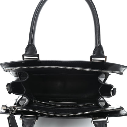 Valentino Garavani Vitello Twist Lock My Rockstud Shoulder Bag Black 4 of 4