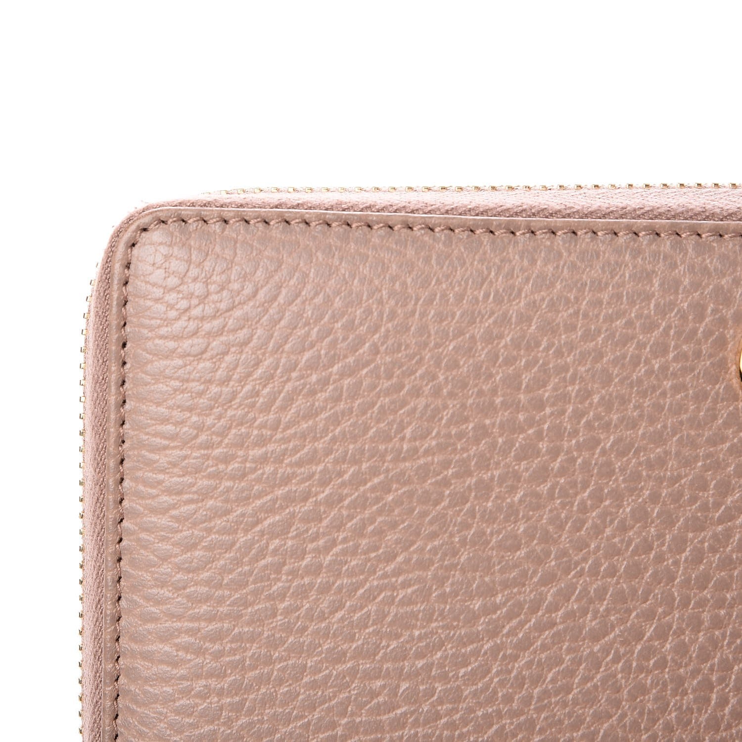 Gucci Dollar Calfskin GG Marmont Zip Around Wallet Porcelain Rose 9 of 10