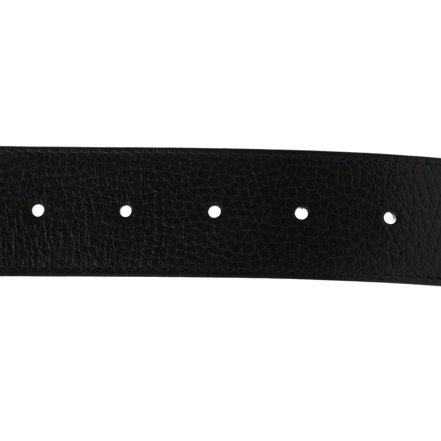 Dollar Calfskin Double G Reversible 37mm Belt 90 36 Black New Acero