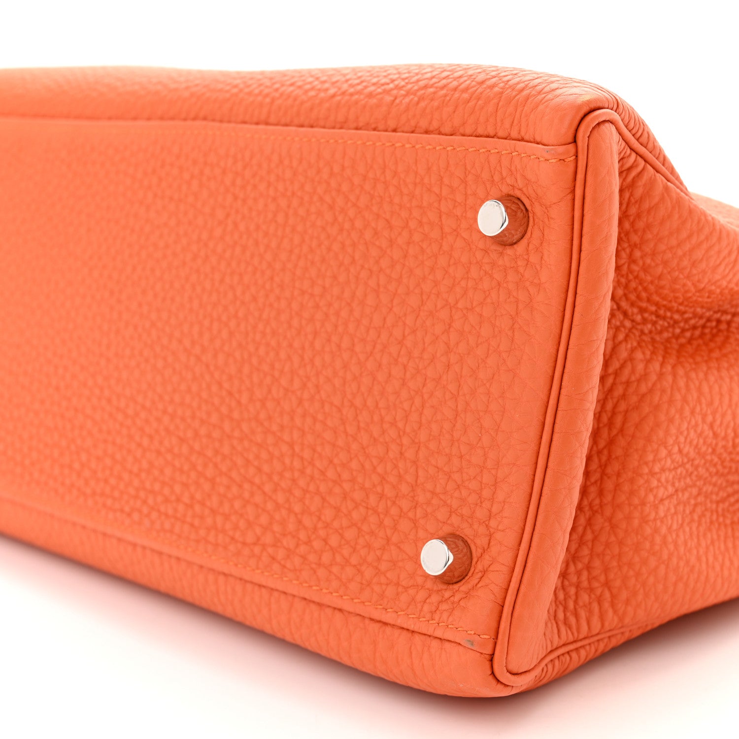 Hermes Togo Kelly Retourne 35 Orange 10 of 10