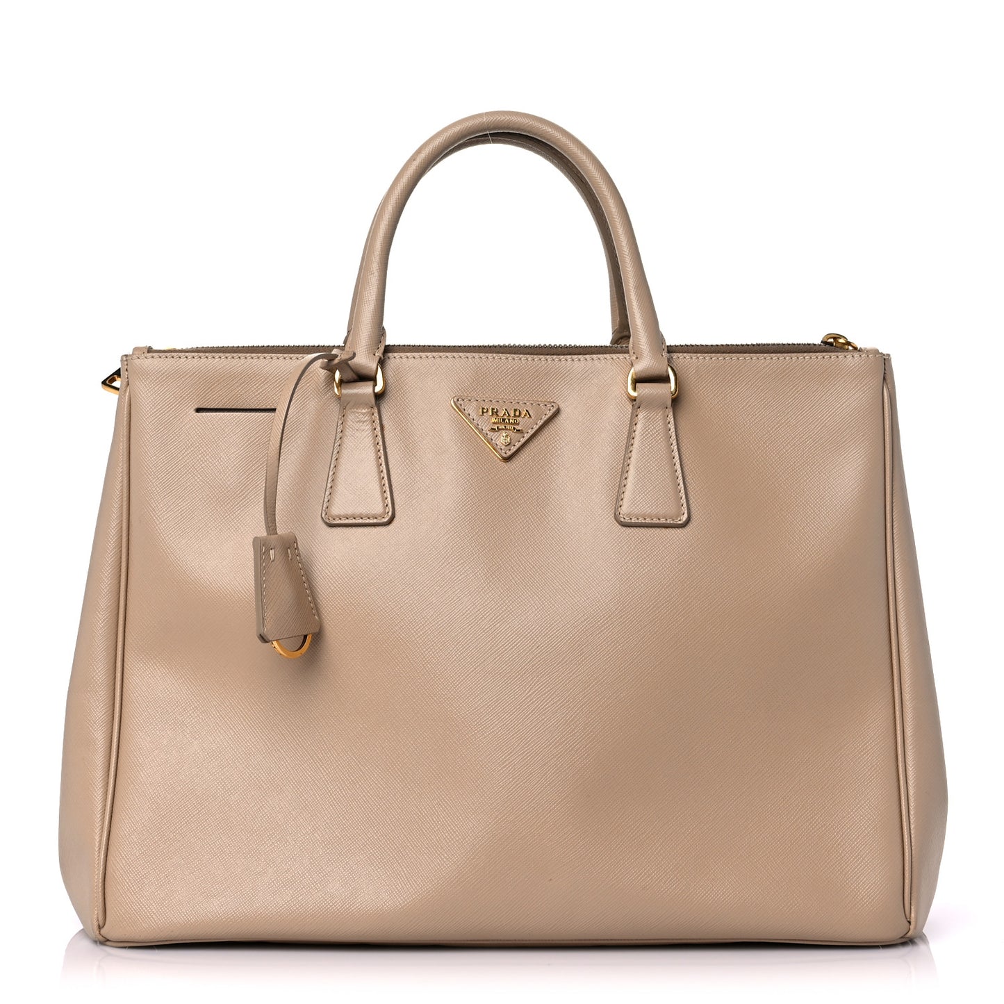 Saffiano Large Galleria Double Zip Tote Cammeo