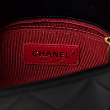 Chanel Lambskin Quilted Small La Parisienne Top Handle Flap Black 8 of 10