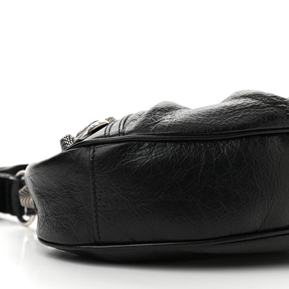 Balenciaga Agneau Arena Le Cagole Shoulder Bag XS Black 9 of 11