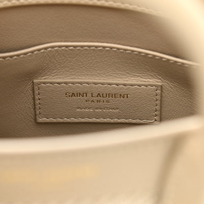 Saint Laurent Smooth Calfskin Canvas Nano Sac de Jour Beige 6 of 11