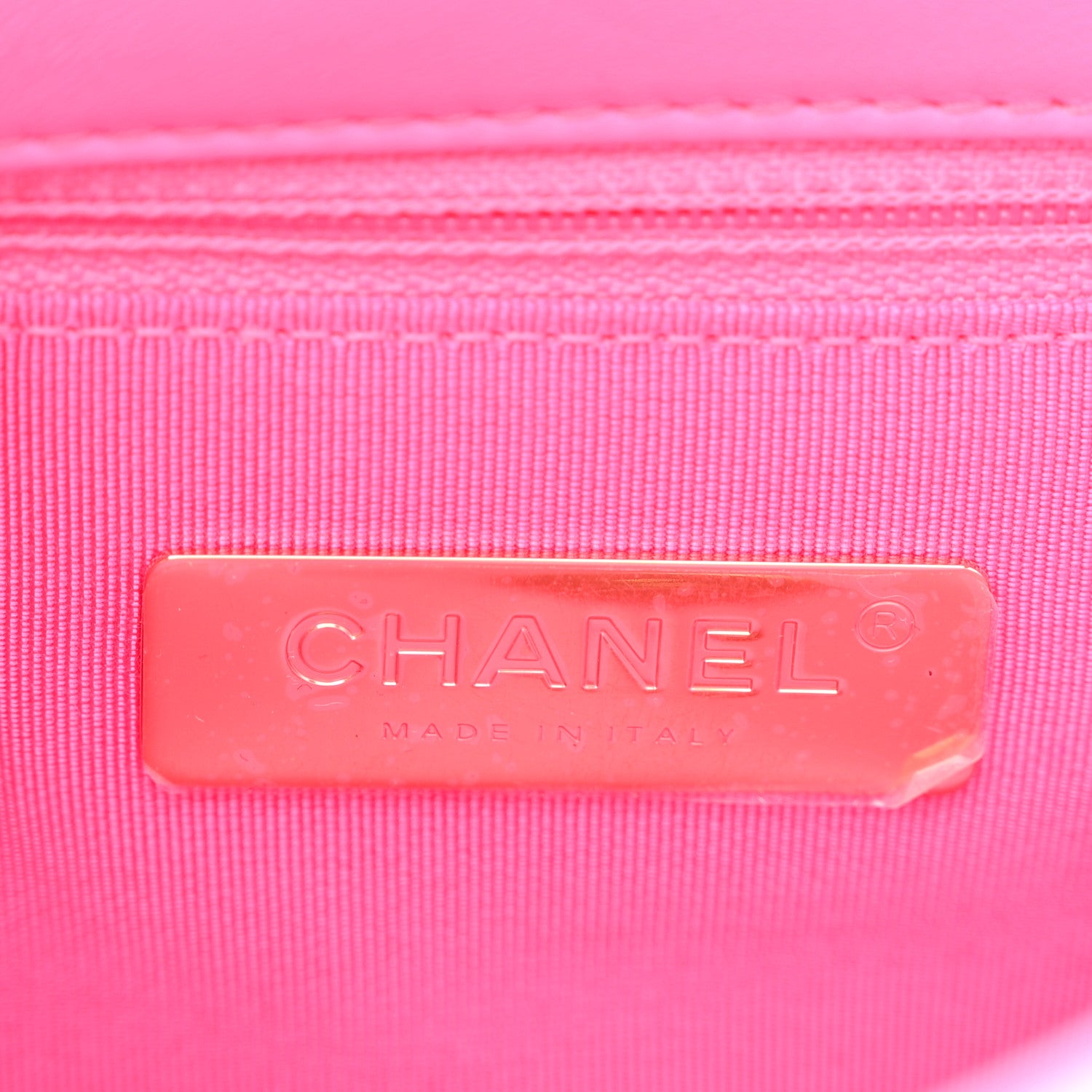 Chanel Lambskin Quilted Medium Chanel 19 Flap Pink 7 of 10