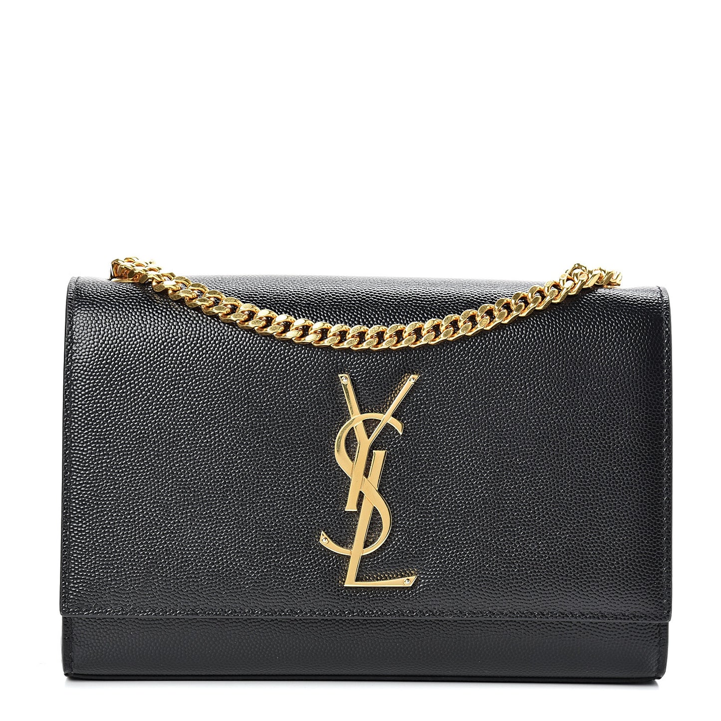Grain De Poudre Small Monogram Kate Satchel Black