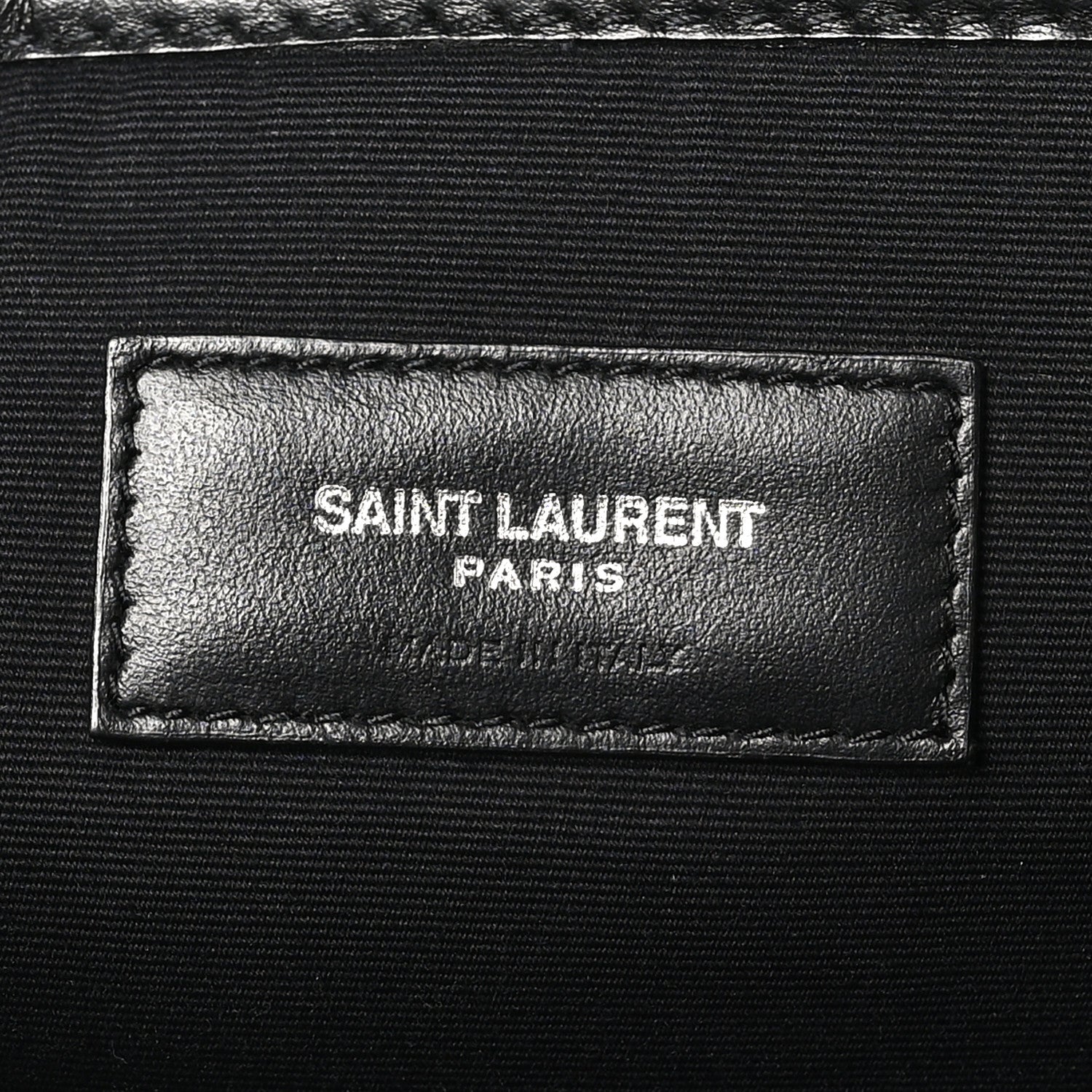 Saint Laurent Canvas City Backpack Black 6 of 9