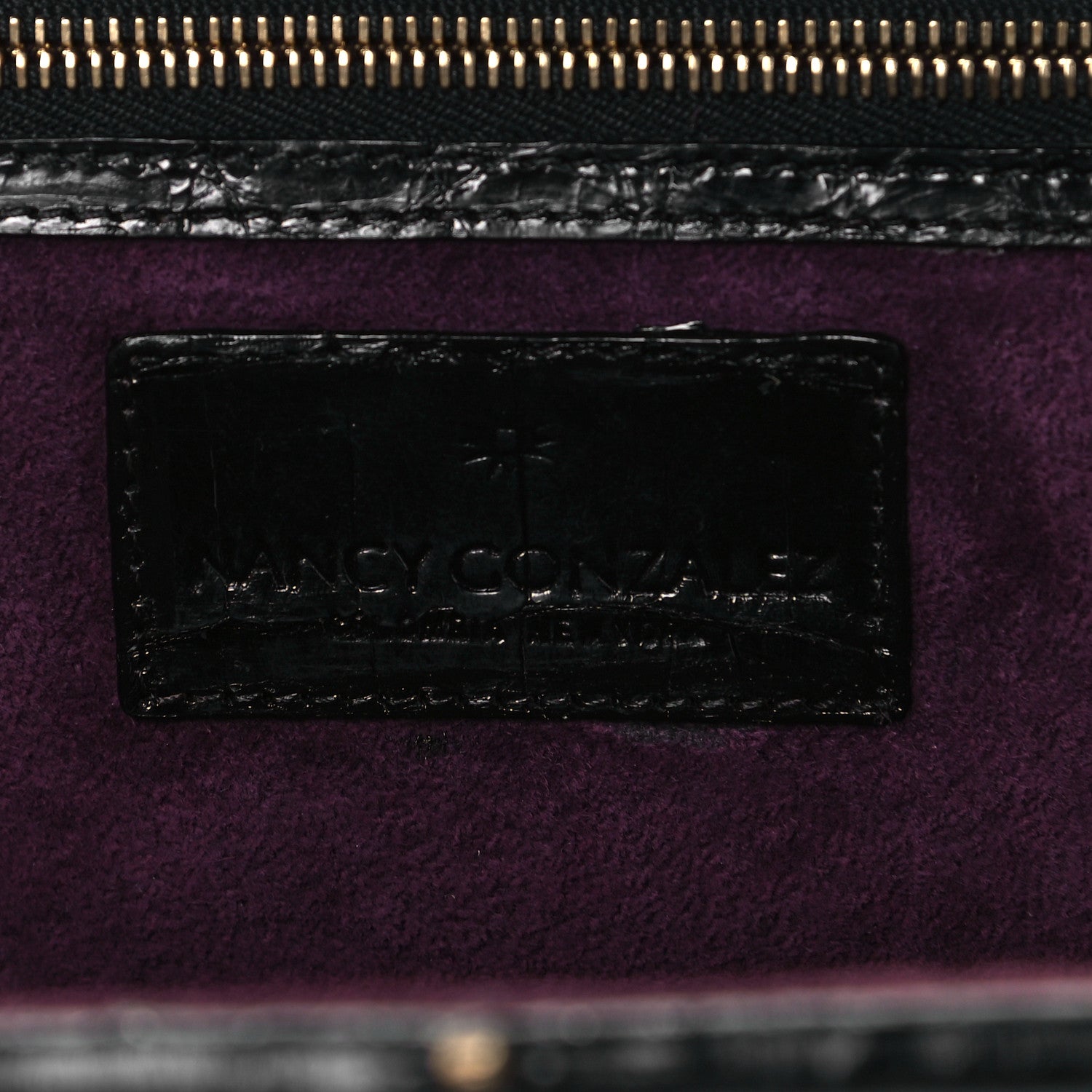 Nancy Gonzalez Crocodile Clutch Black 6 of 9