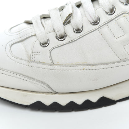Hermes Calfskin Womens Trail Sneakers 39.5 White 13 of 27