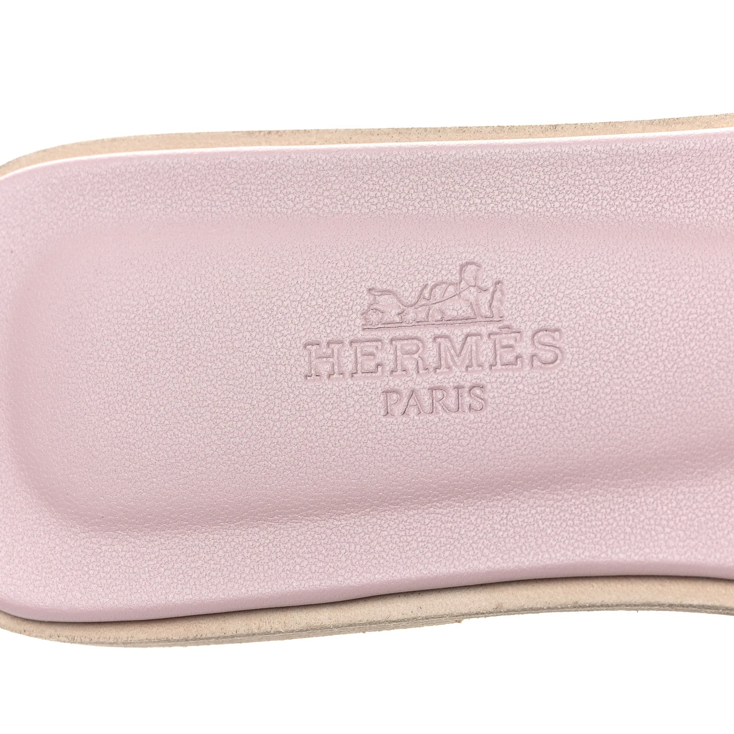 Hermes Epsom Oran Sandals 36 Rose Porcelaine 8 of 9