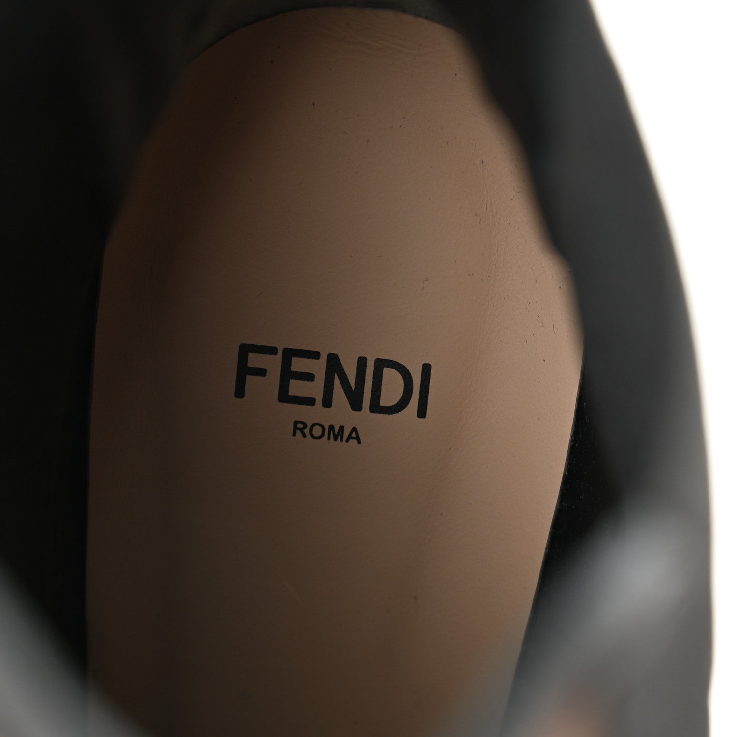 Fendi Mesh Tulle FF Colibri Ankle Booties 39 Tobacco Moro Black 7 of 9