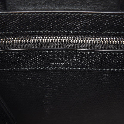 Celine Grained Calfskin Small Vertical Cabas Black 7 of 9