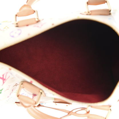 Louis Vuitton Monogram Multicolor Speedy 30 White 4 of 8