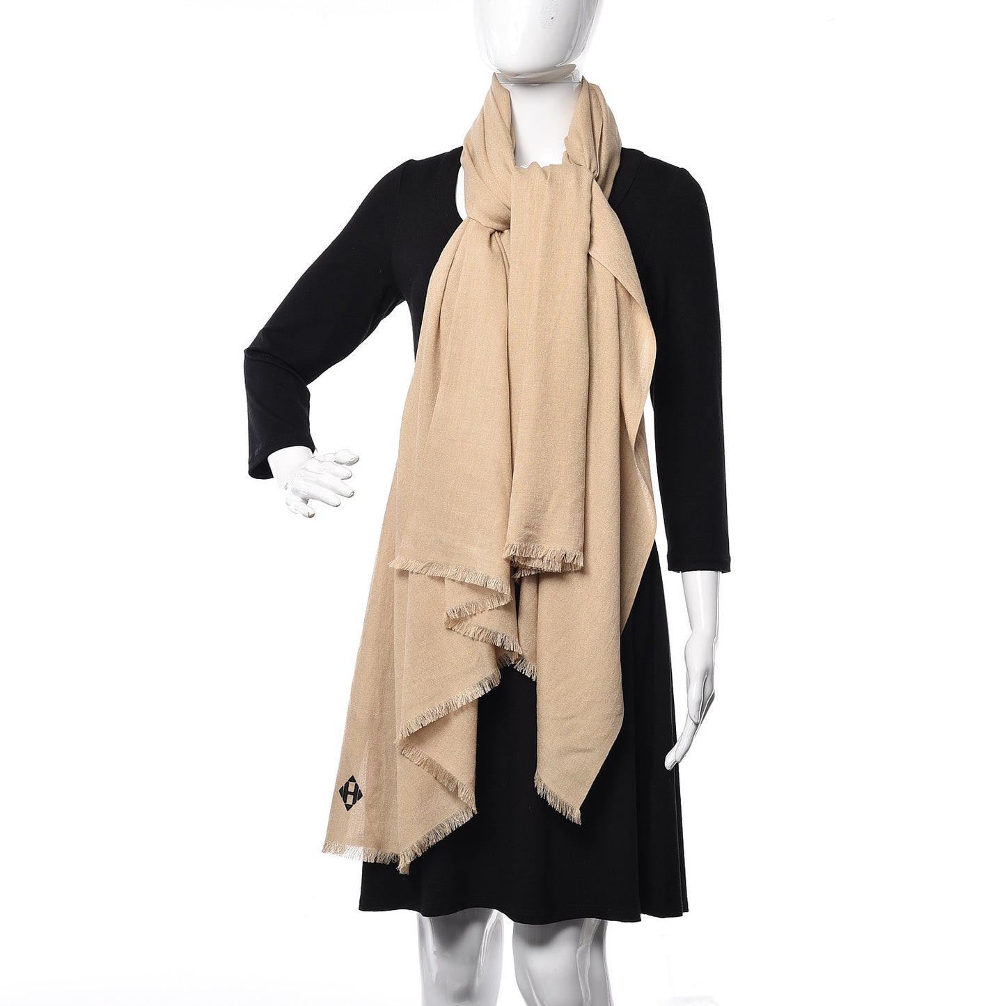Silk Stole Camel Dore