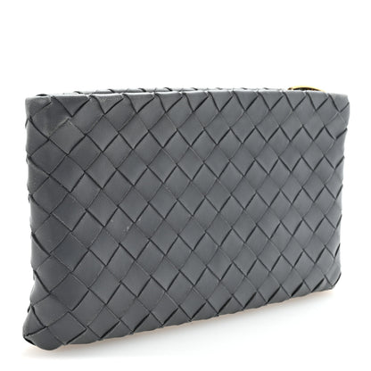 Bottega Veneta Nappa Intrecciato Small Zip Pouch Thunder 3 of 11