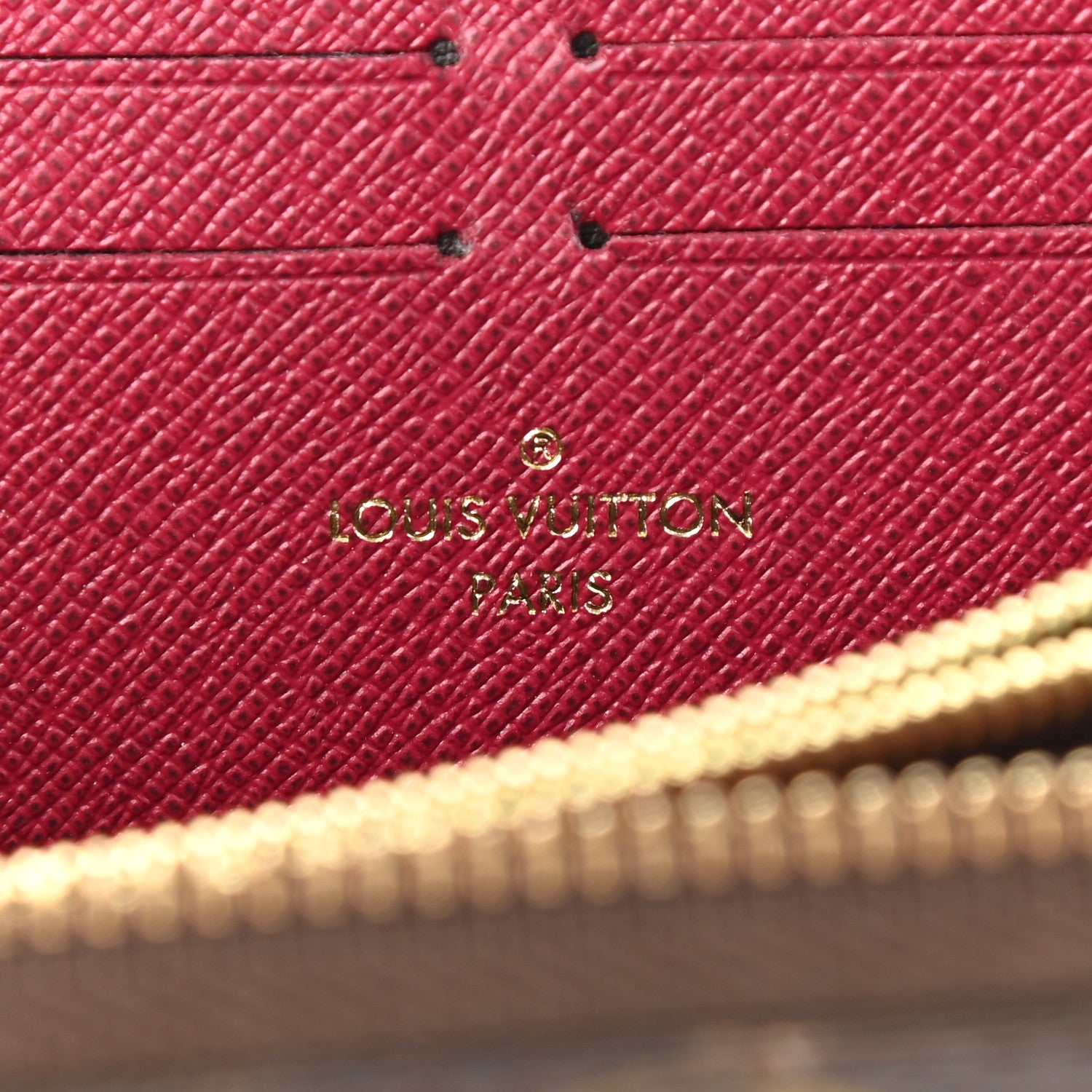 Louis Vuitton Monogram Clemence Wallet Fuchsia 6 of 8