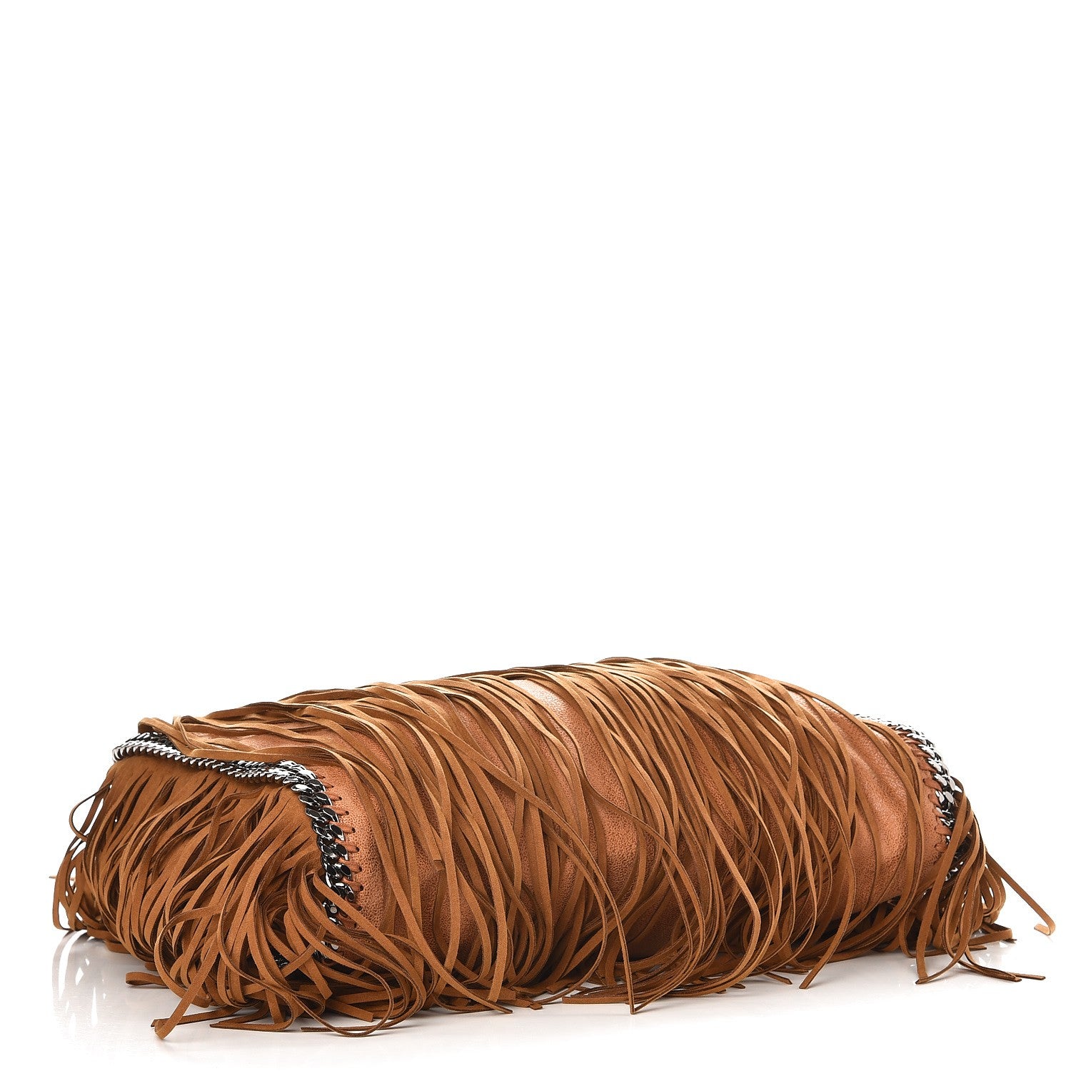 Stella McCartney Eco Suede Fringe Falabella Tote Tan 4 of 7