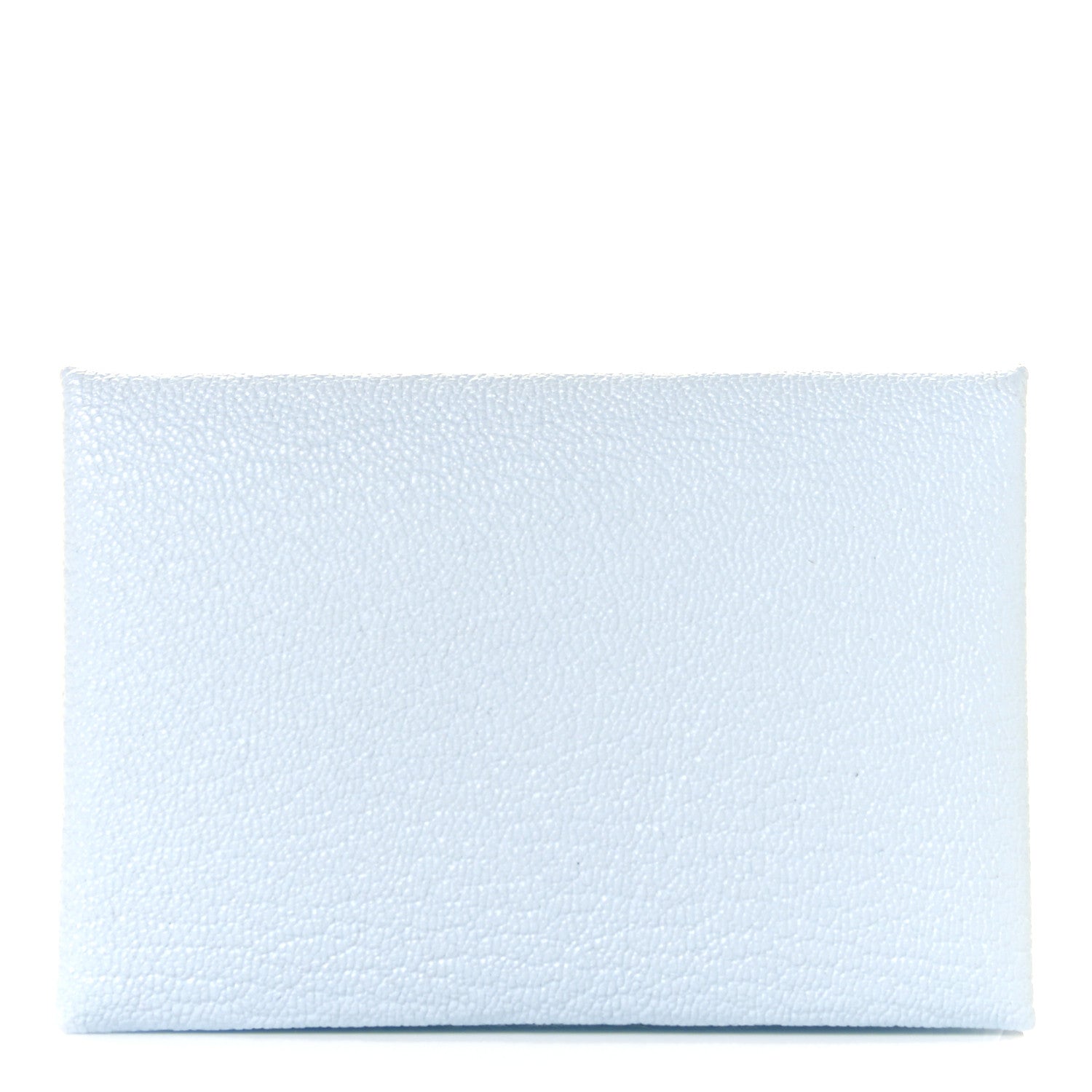 Hermes Chevre Mysore Calvi Card Case Bleu Brume 1 of 8