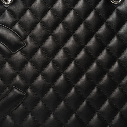 Chanel Calfskin Quilted Large Cambon Tote Black 8 of 12