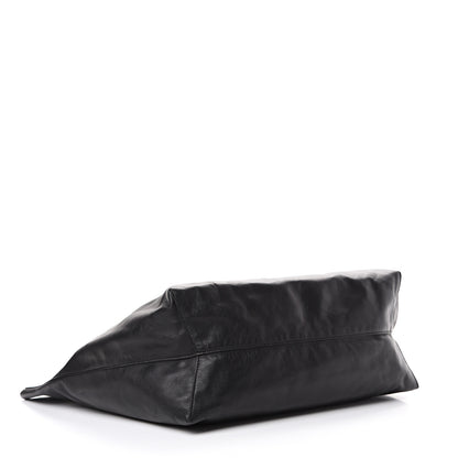 Mansur Gavriel Lambskin Oversized Tote Black 4 of 12