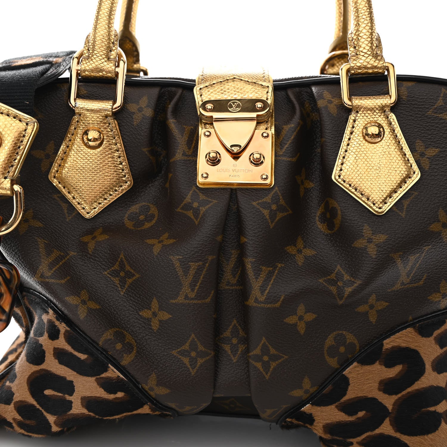 Louis Vuitton Monogram Leopard Adele 7 of 9