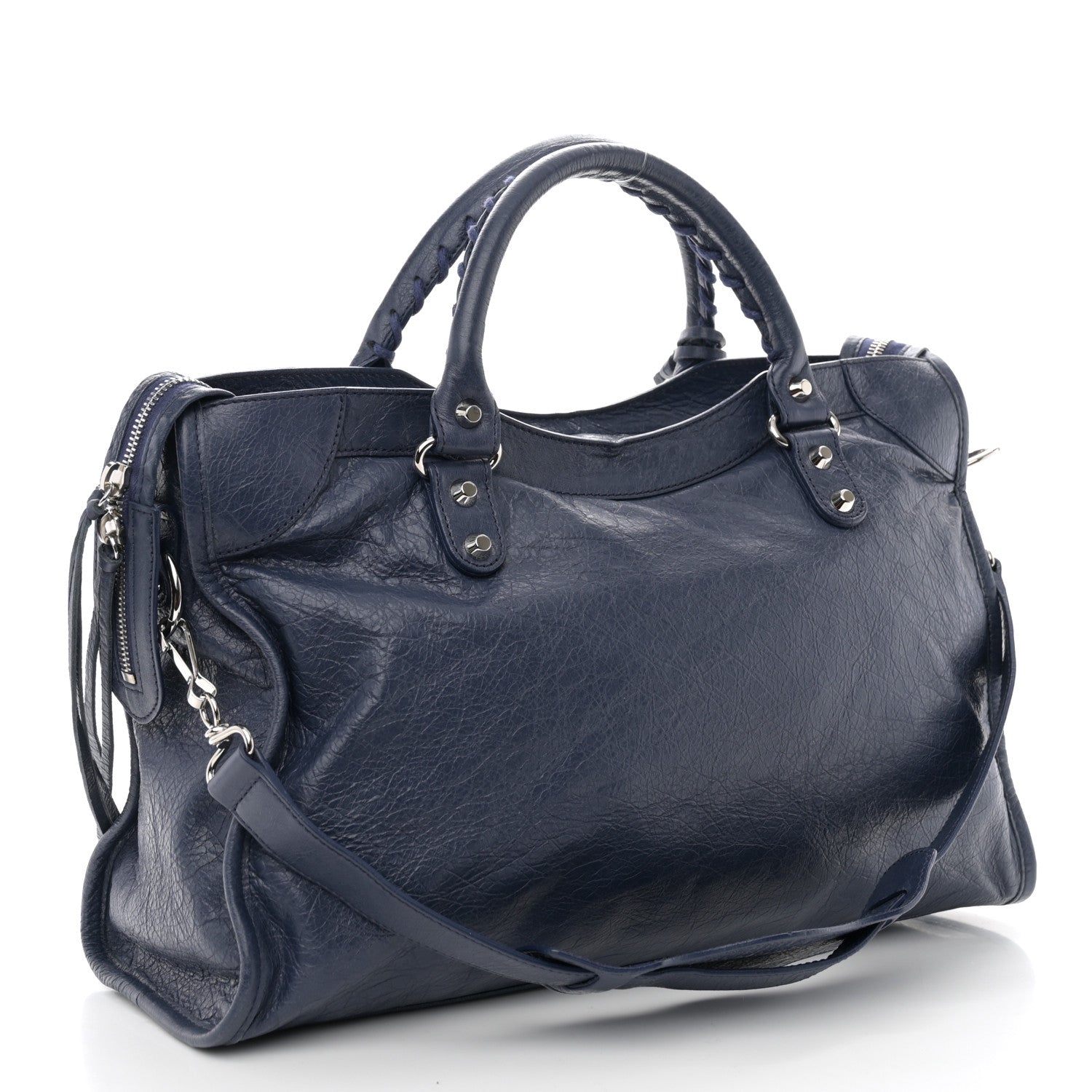 Balenciaga Agneau Classic Silver Hardware City Gris Chartreux 4 of 11