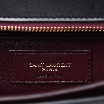 Saint Laurent Smooth Calfskin Monogram Cassandra Clasp Bag Black 7 of 15