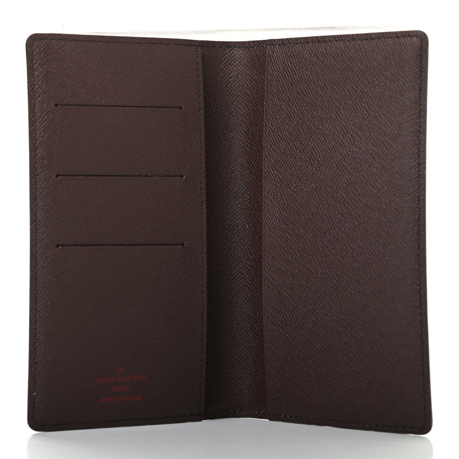 Louis Vuitton Damier Ebene Checkbook Cover Wallet 4 of 6