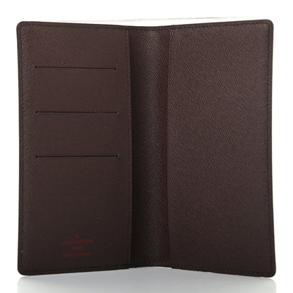 Louis Vuitton Damier Ebene Checkbook Cover Wallet 4 of 6