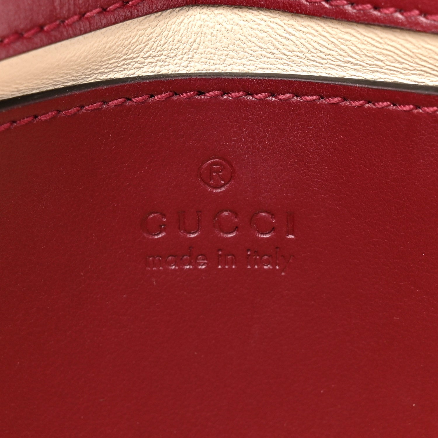 Gucci Calfskin Matelasse Mini GG Marmont Shoulder Bag Rosso Ancora 6 of 11