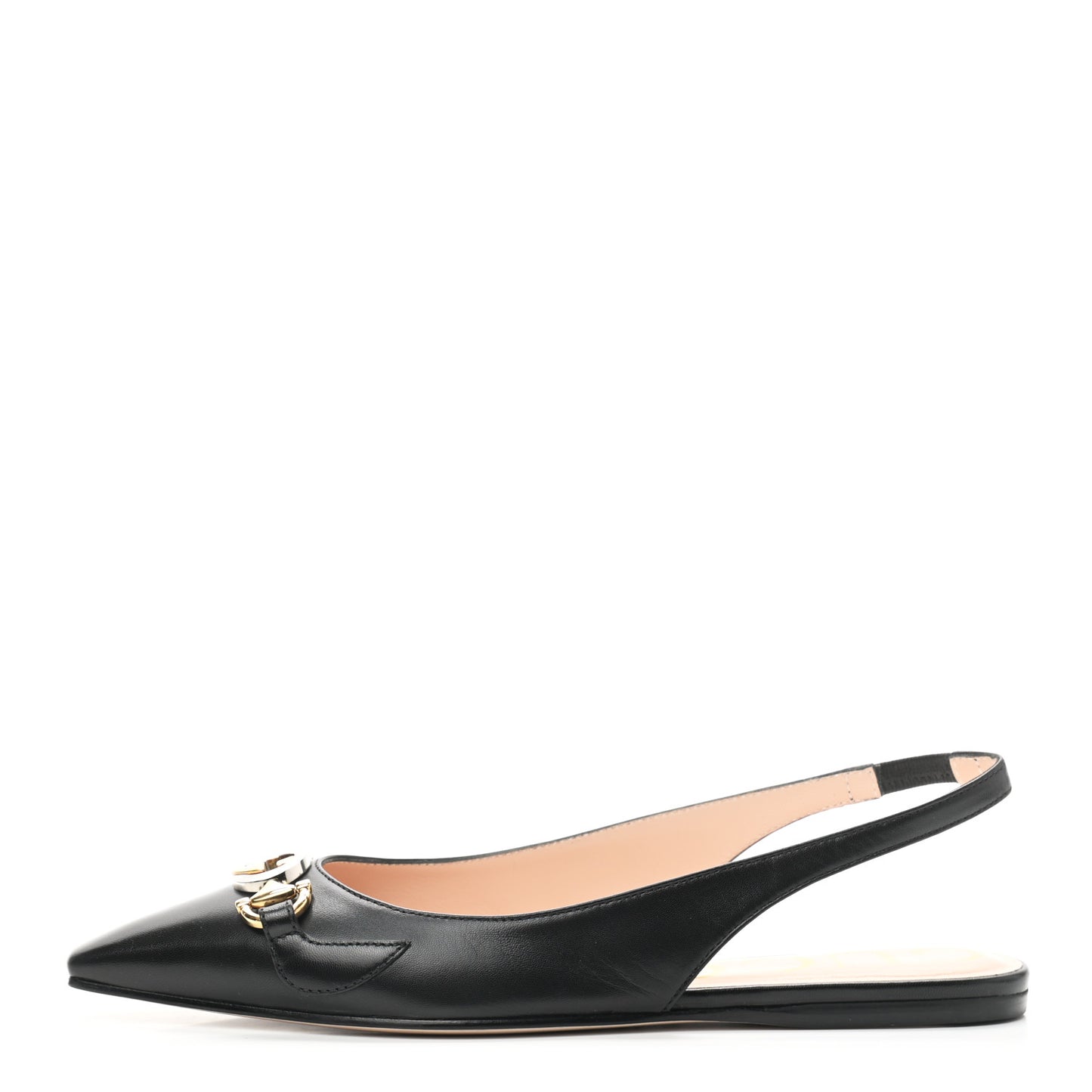 Malaga Kid Nappa Zumi Slingback Flats 36 Black